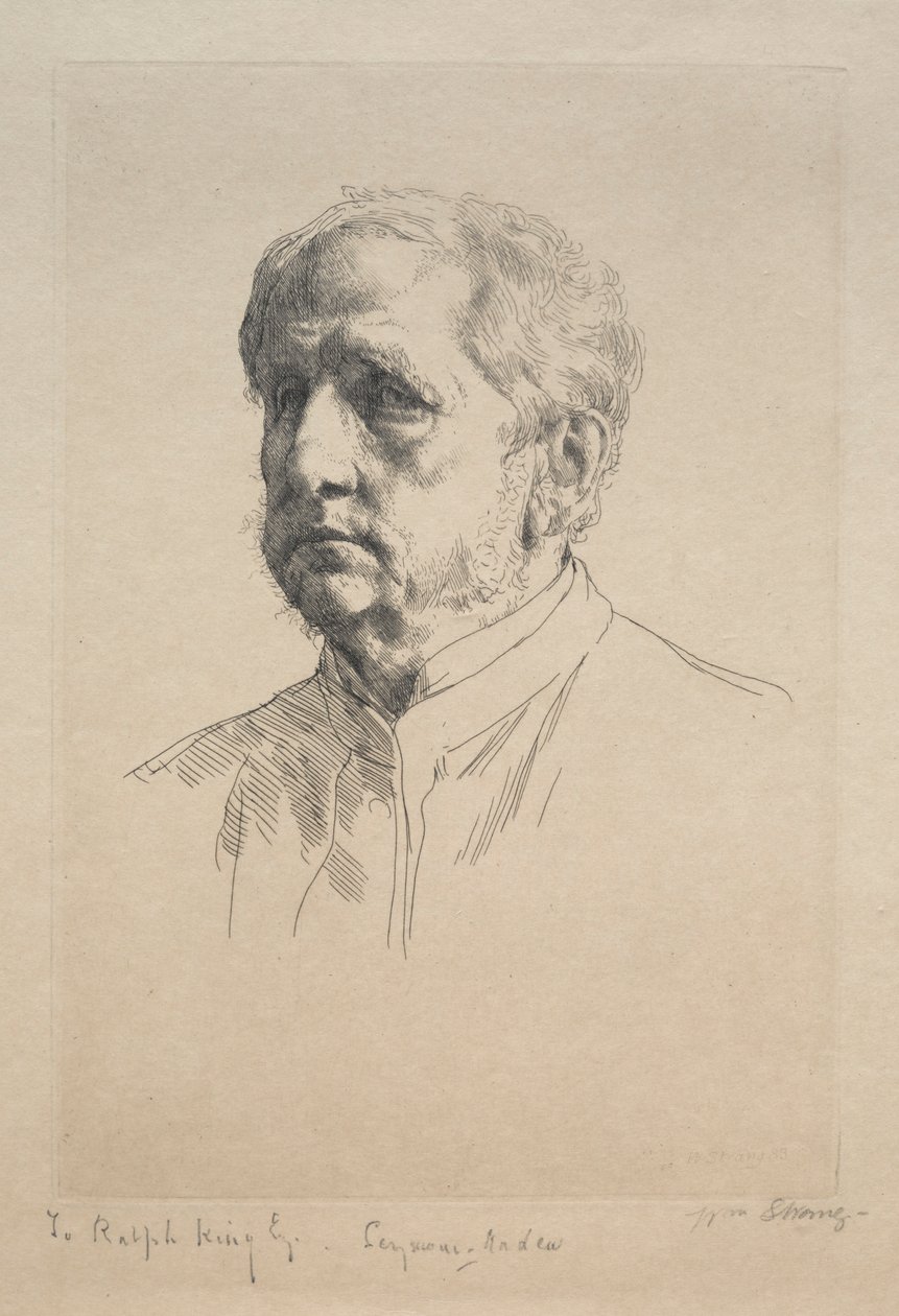 Sir Francis Seymour Haden, 1883. de William Strang