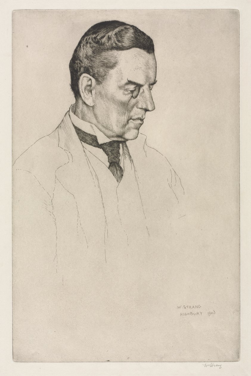 O honorável Joseph Austen Chamberlain de William Strang