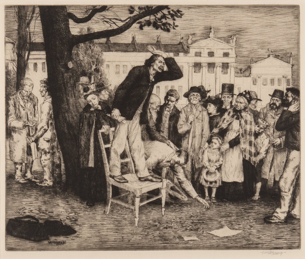 Os socialistas, 1892 de William Strang