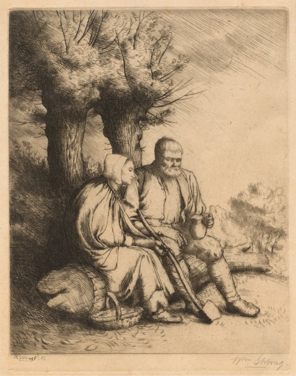 O Woodman, 1881. de William Strang
