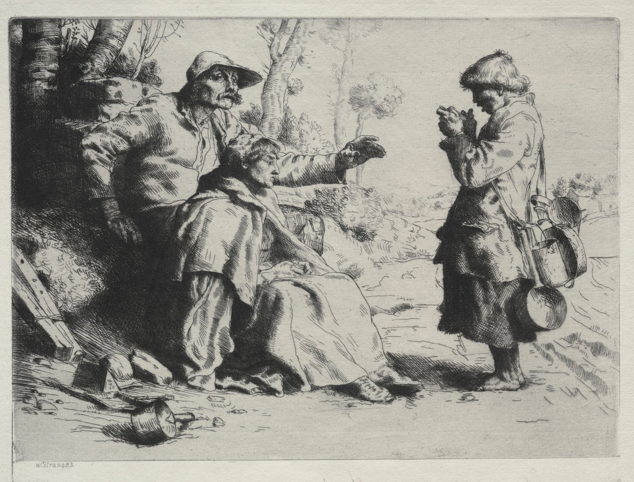 Tinkers, 1882. de William Strang