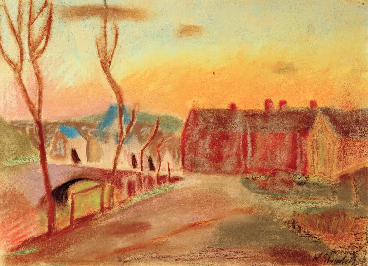 Dorfweg em Rosa de William Straube