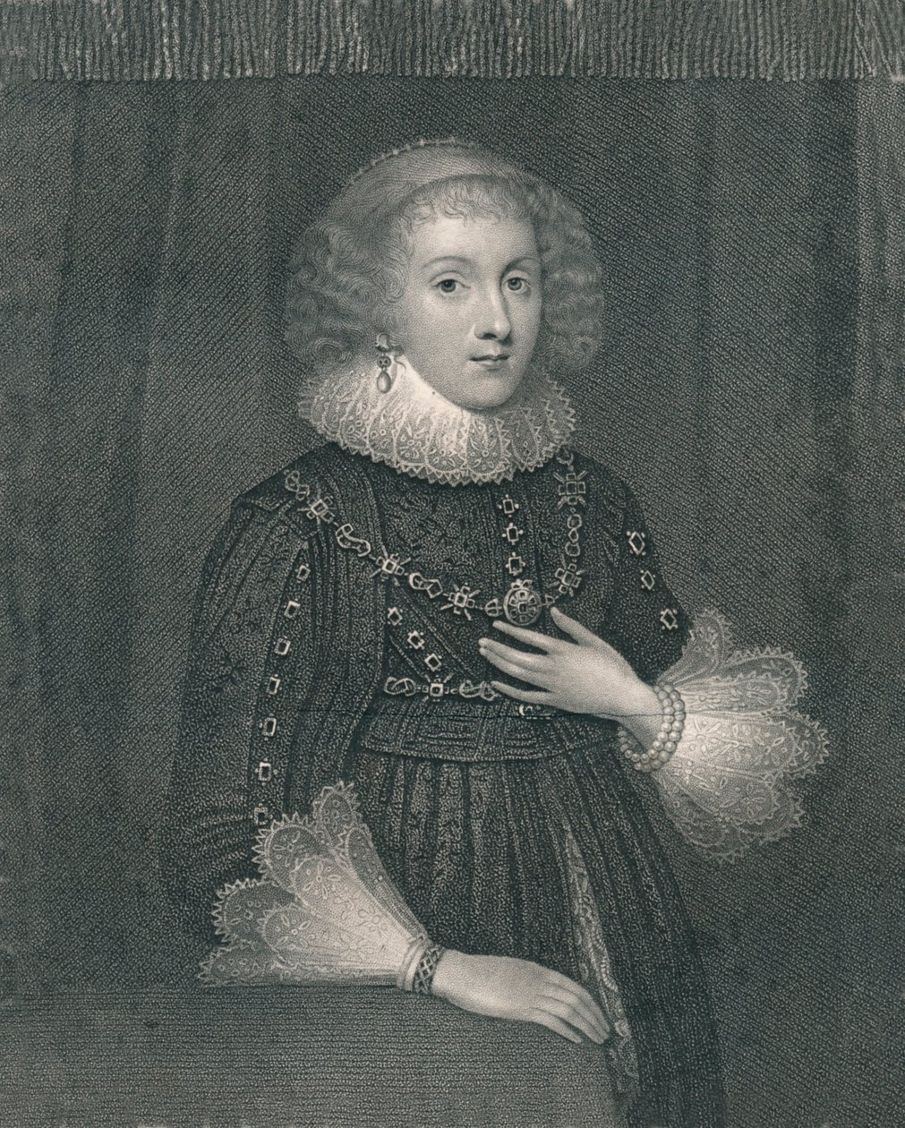 Mary Sidney, condessa de Pembroke, início do século XIX. de William Thomas Fry