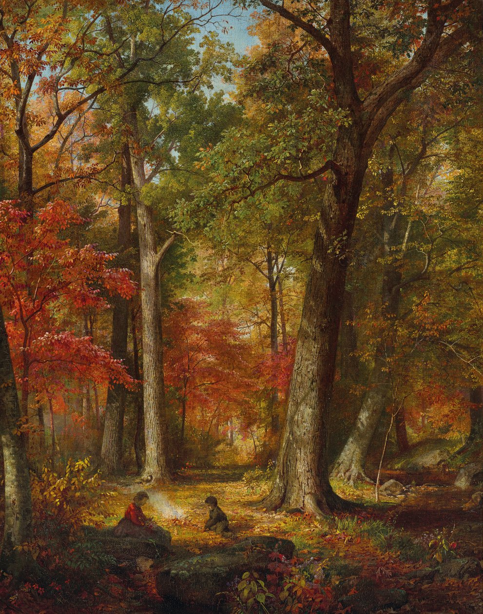 Bosques de outono de William Trost Richards