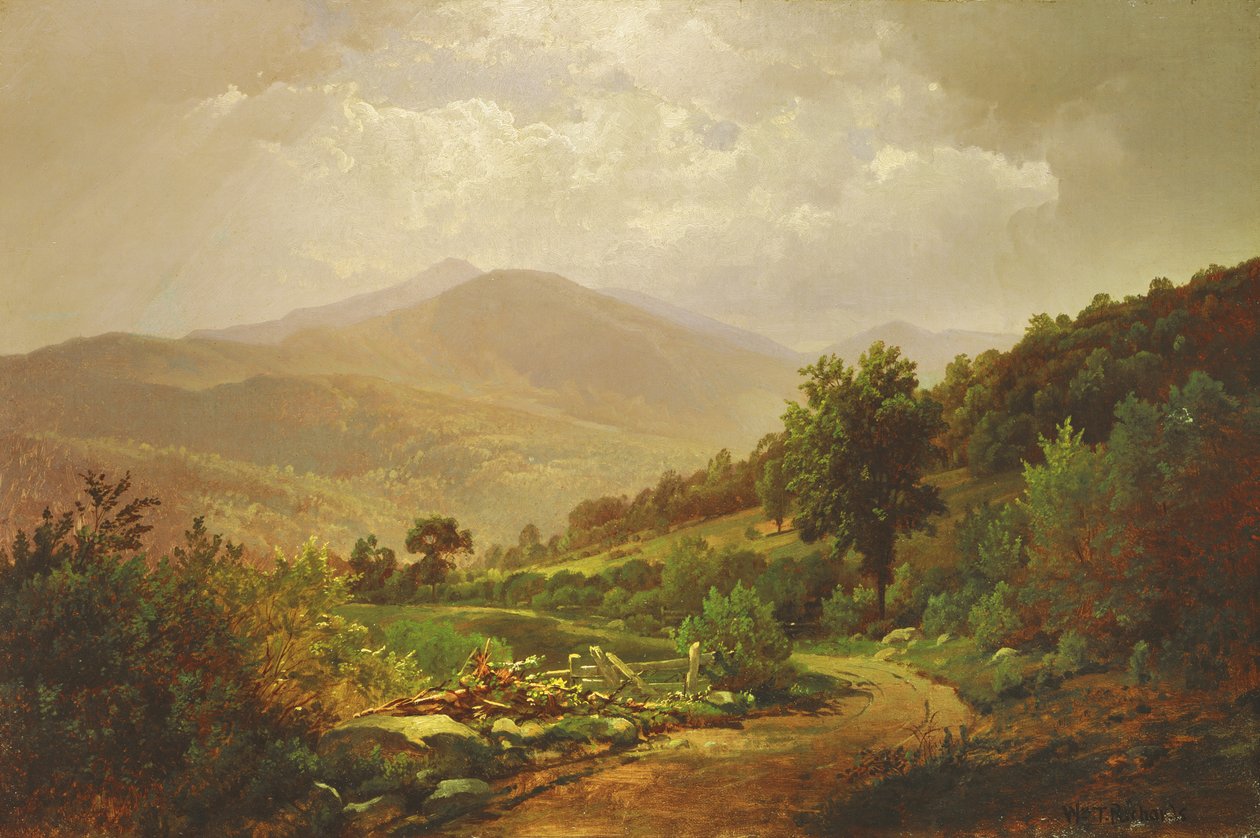 Bouquet Valley nas Adirondacks de William Trost Richards