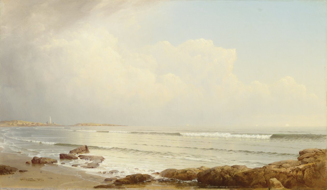 Cena costeira, 1872 de William Trost Richards