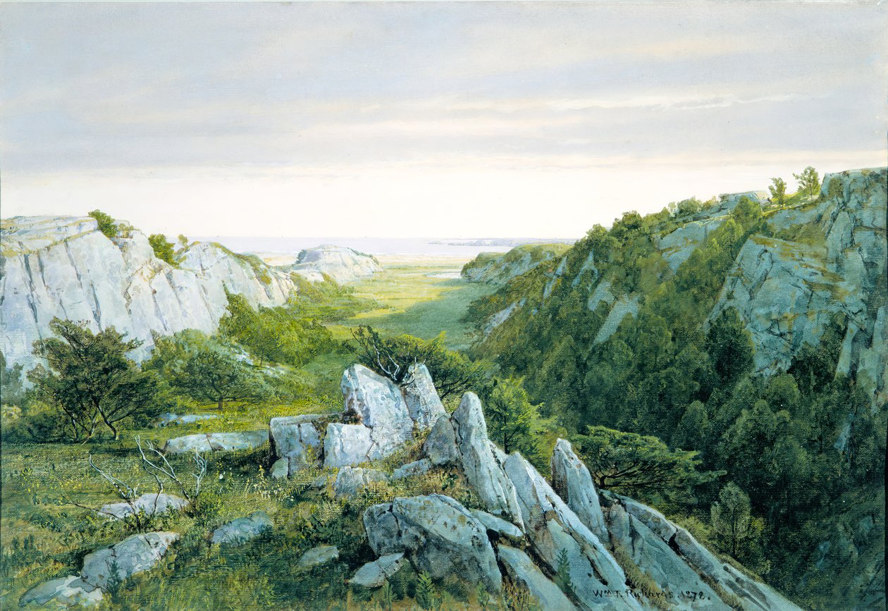Do paraíso ao purgatório, Newport, 1878. de William Trost Richards