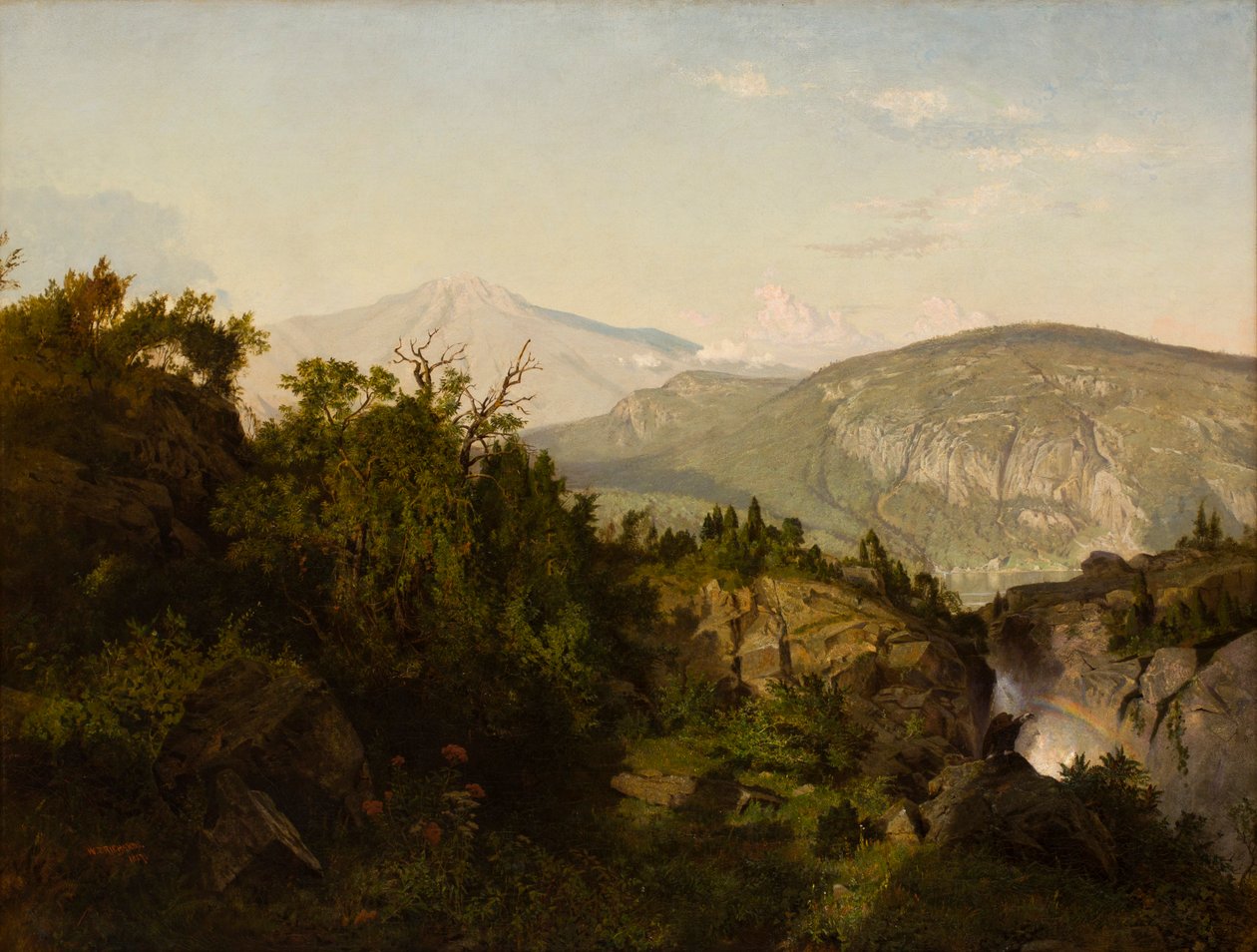 Nas montanhas de Adirondack de William Trost Richards