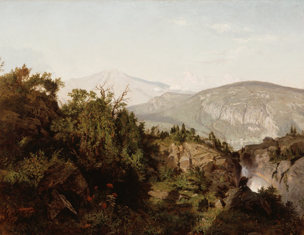Nas montanhas Adirondack de William Trost Richards