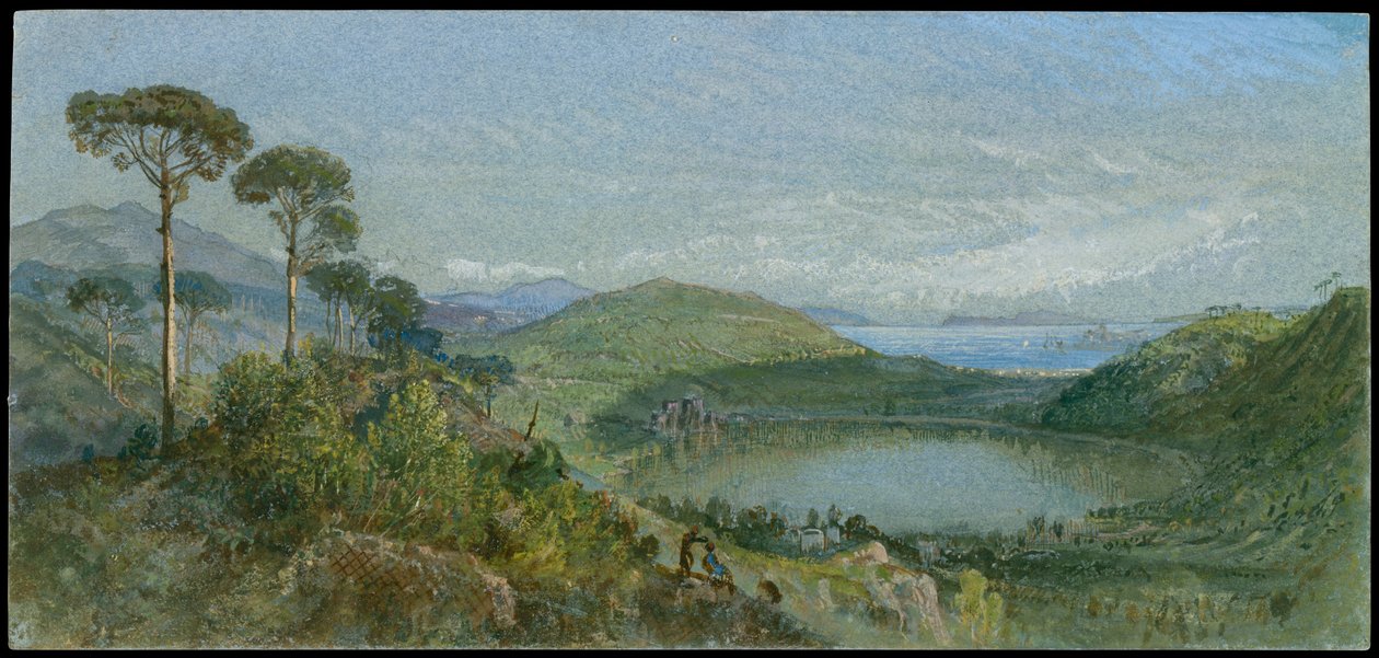 Lago Averno de William Trost Richards