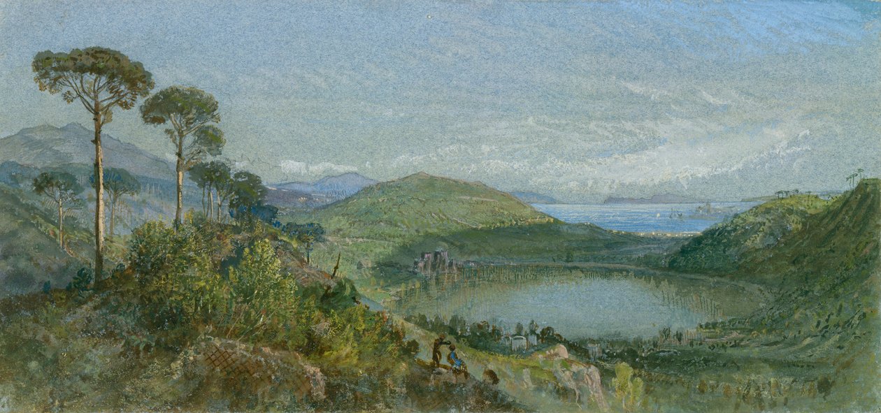 Lago Avernus, ca. 1867-70. de William Trost Richards