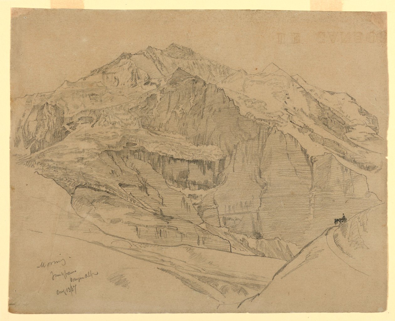 Paisagem, Jungfrau, Suíça de William Trost Richards
