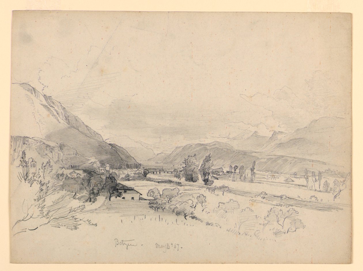 Paisagem, Bautzen, Alemanha de William Trost Richards