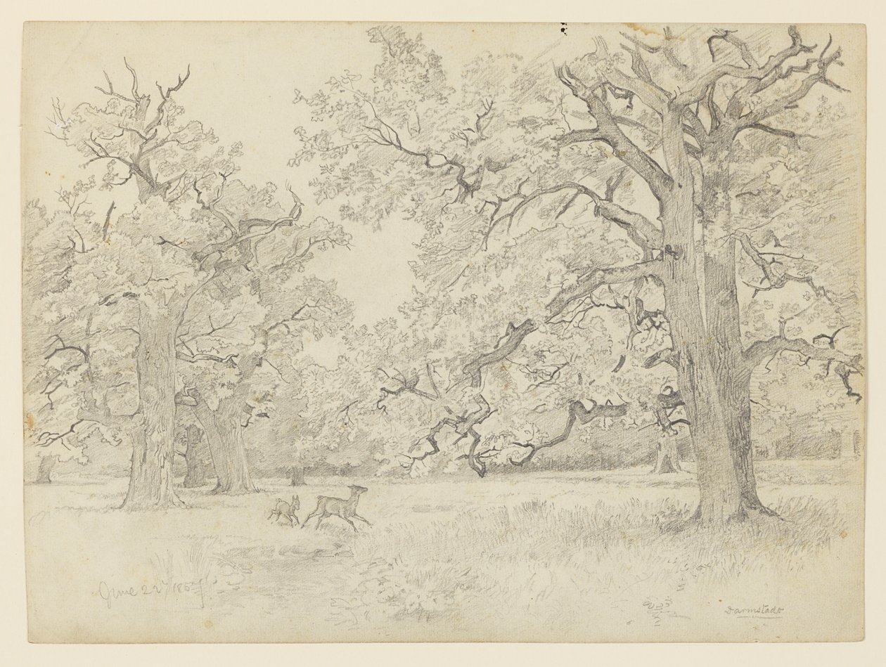 Paisagem, Darmstadt, Alemanha de William Trost Richards