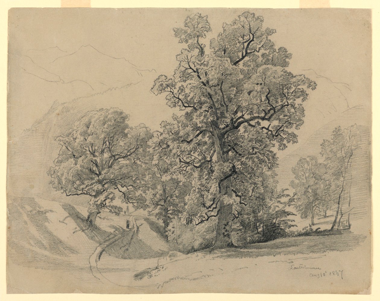 Paisagem, Lauterbrunnen, Suíça de William Trost Richards