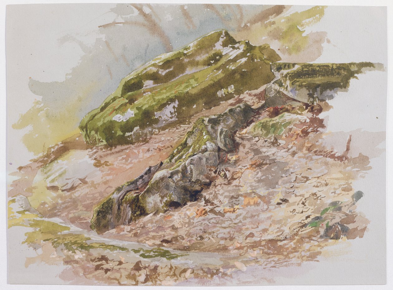 Paisagem, possivelmente perto de Germantown, Pensilvânia de William Trost Richards