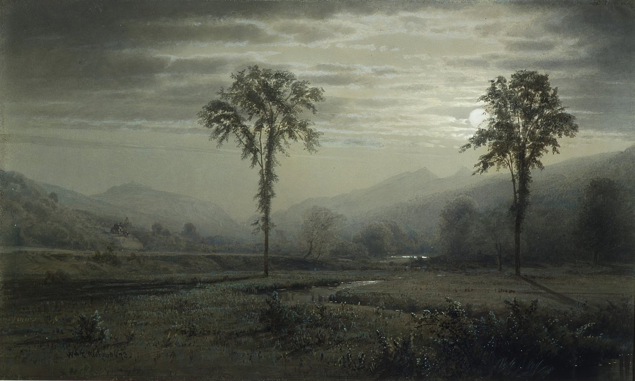 Luar no Monte Lafayette, New Hampshire, 1873. de William Trost Richards