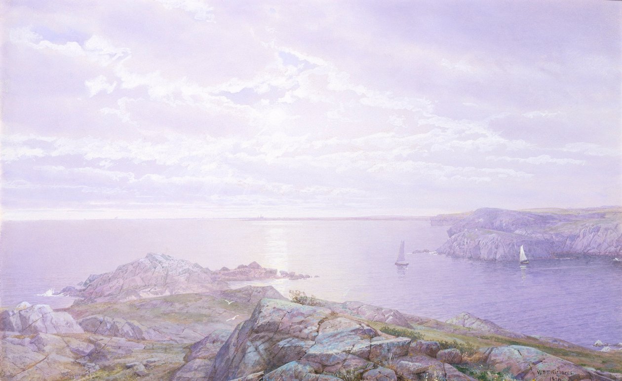 Enseada das Rochas de William Trost Richards