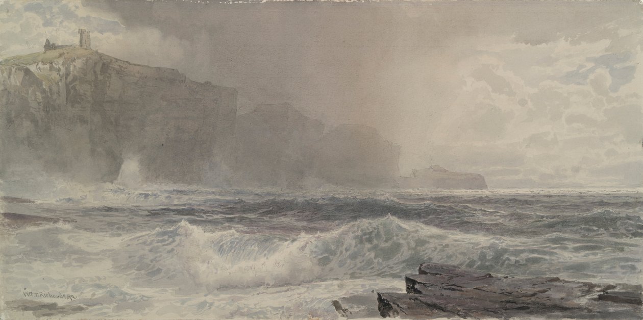 Mar e Penhascos de William Trost Richards