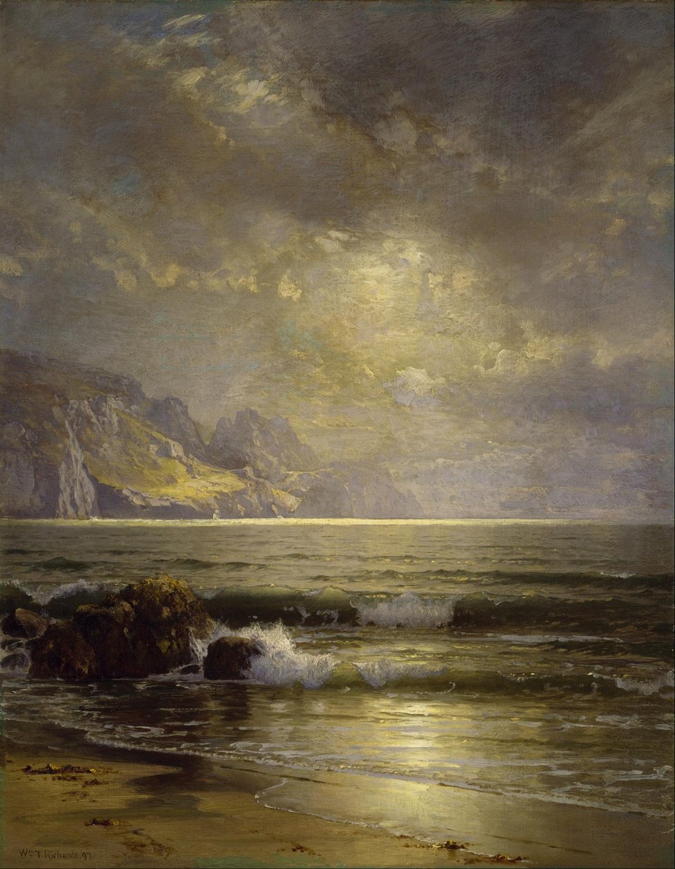 Paisagem marítima de William Trost Richards