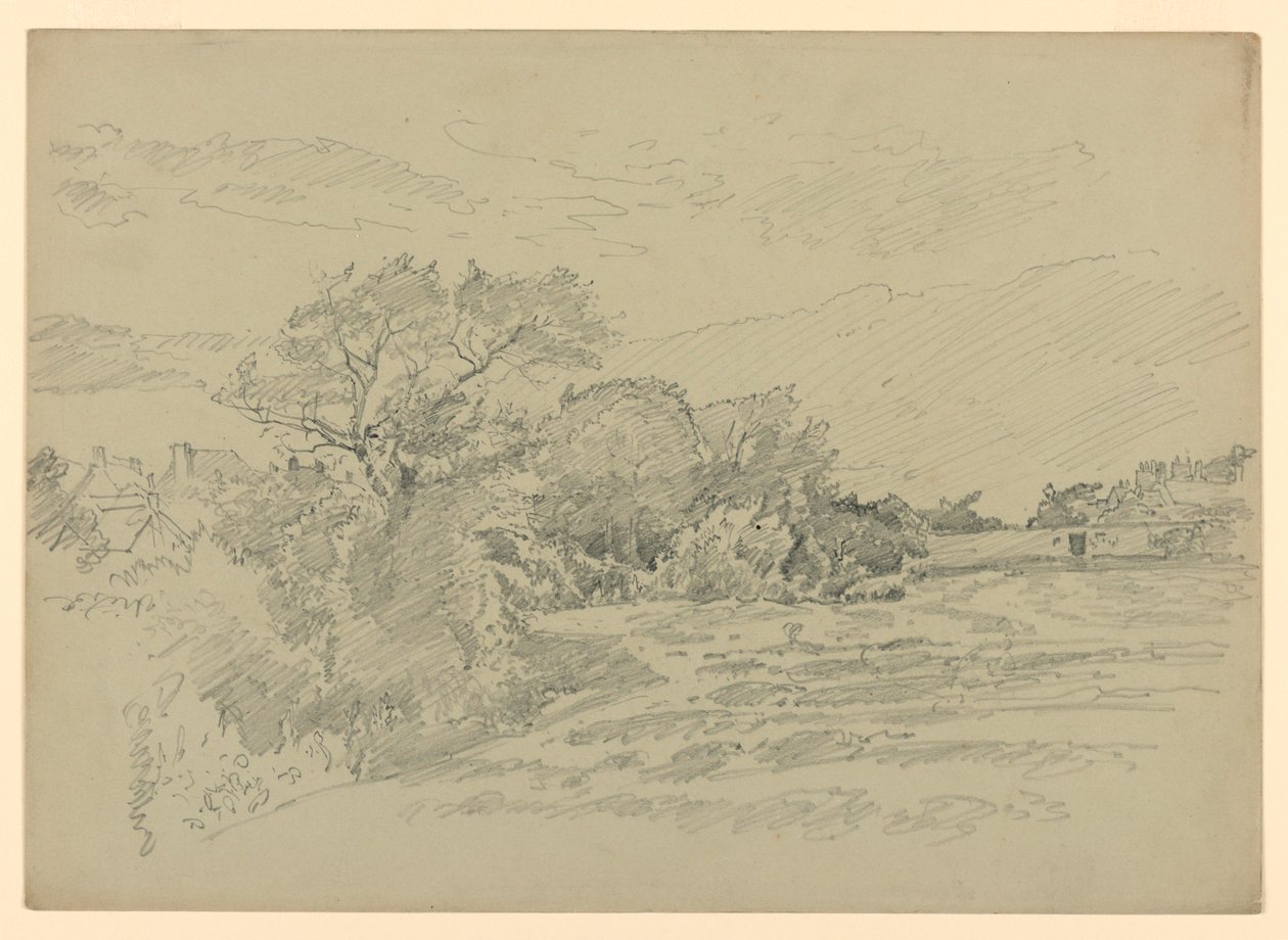 Estudo da paisagem de William Trost Richards
