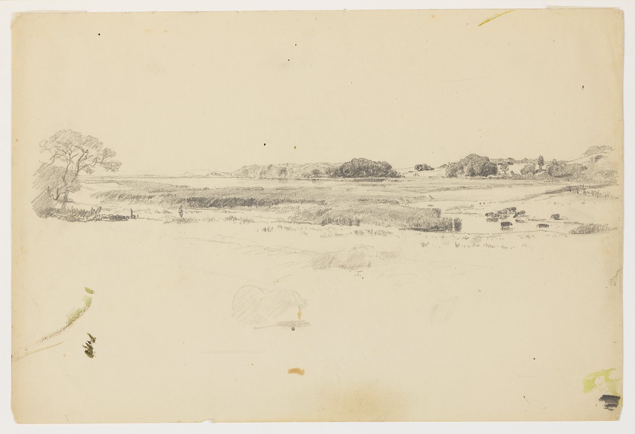 Estudo do litoral, Rhode Island de William Trost Richards