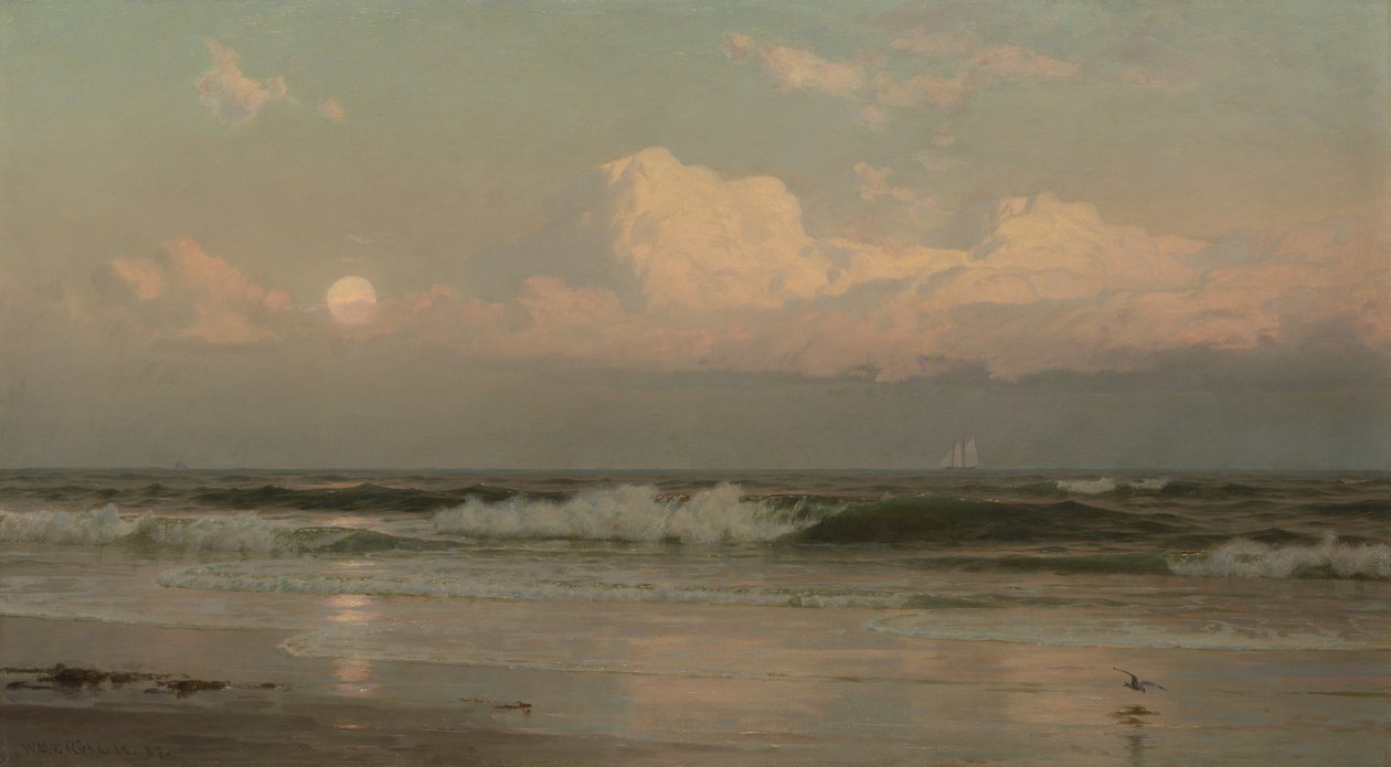 A Lua de agosto de William Trost Richards