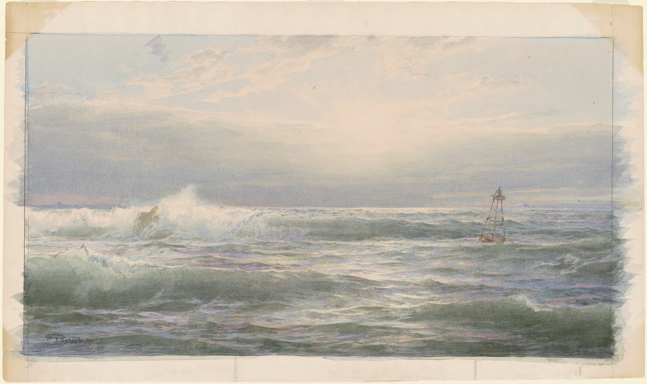 A bóia de sino de William Trost Richards