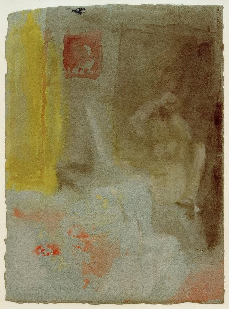 Um quarto com um nu feminino de Joseph Mallord William Turner