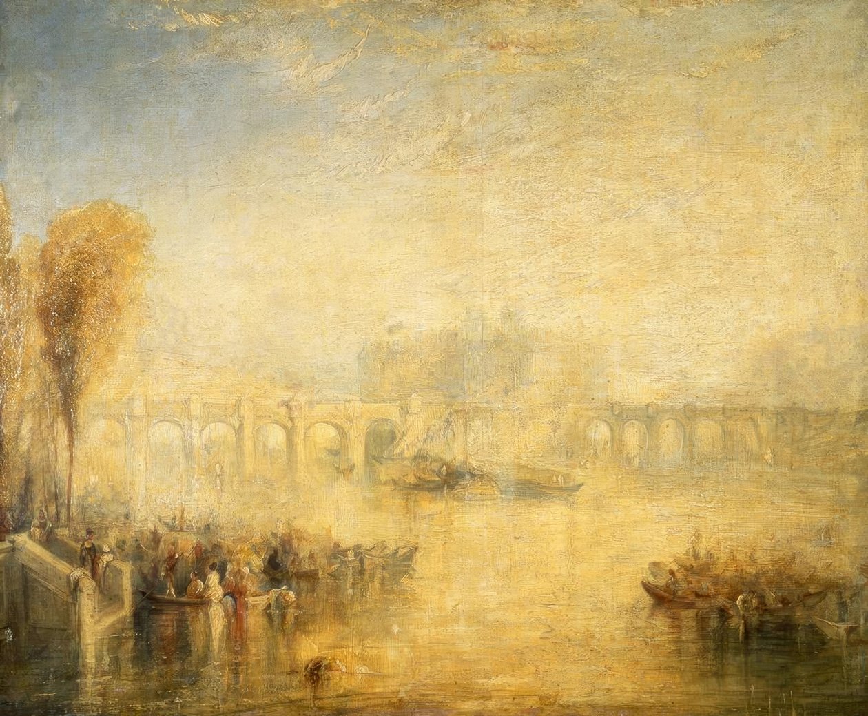 Ansicht do Pont Neuf em Paris de Joseph Mallord William Turner