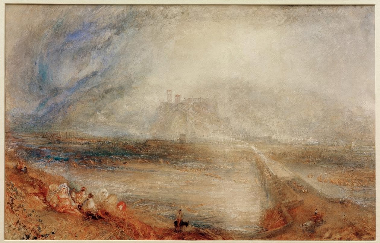 Bellinzona, da estrada para Locarno de Joseph Mallord William Turner