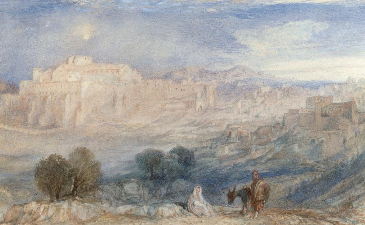 Belém - A fuga para o Egito de Joseph Mallord William Turner
