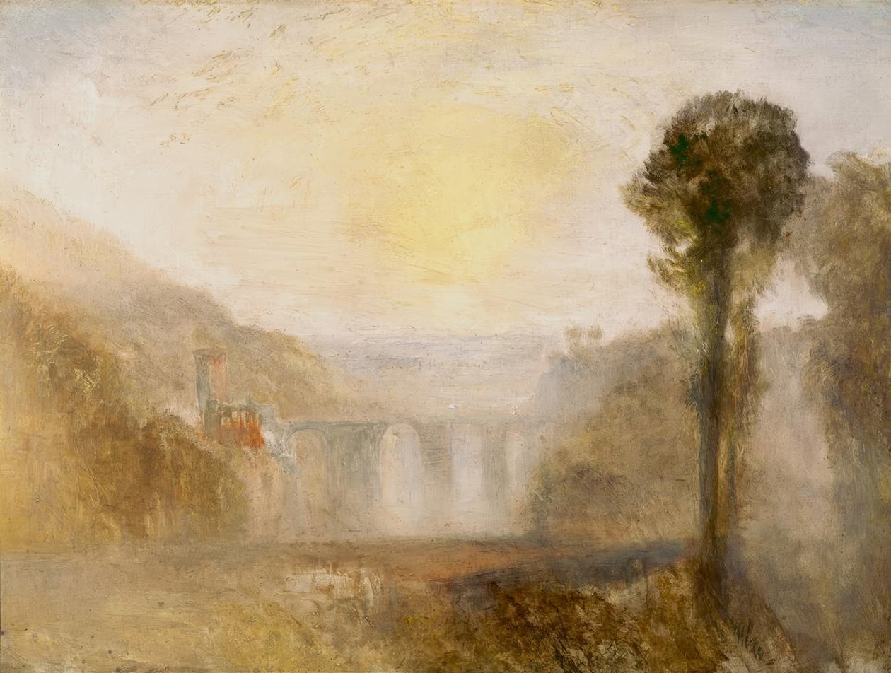 Ponte e torre de Joseph Mallord William Turner