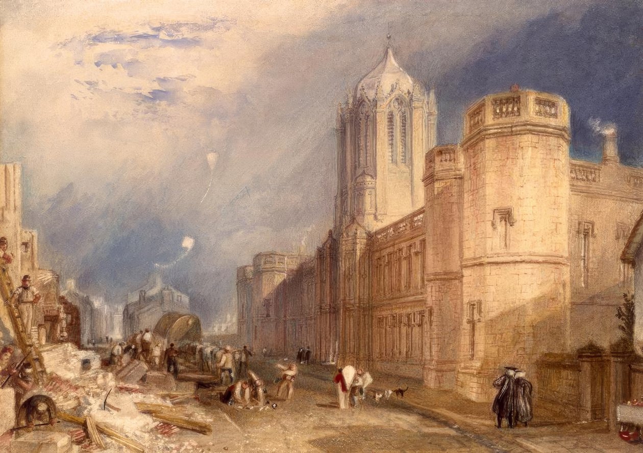 Faculdade da igreja de Christ, Oxford de Joseph Mallord William Turner
