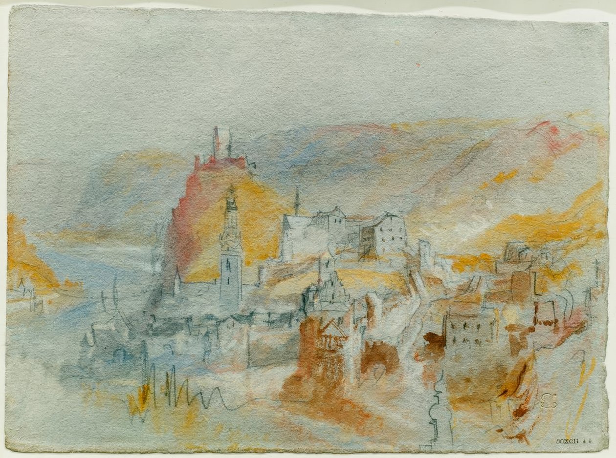 Cochem visto de cima dos Endertals de Joseph Mallord William Turner