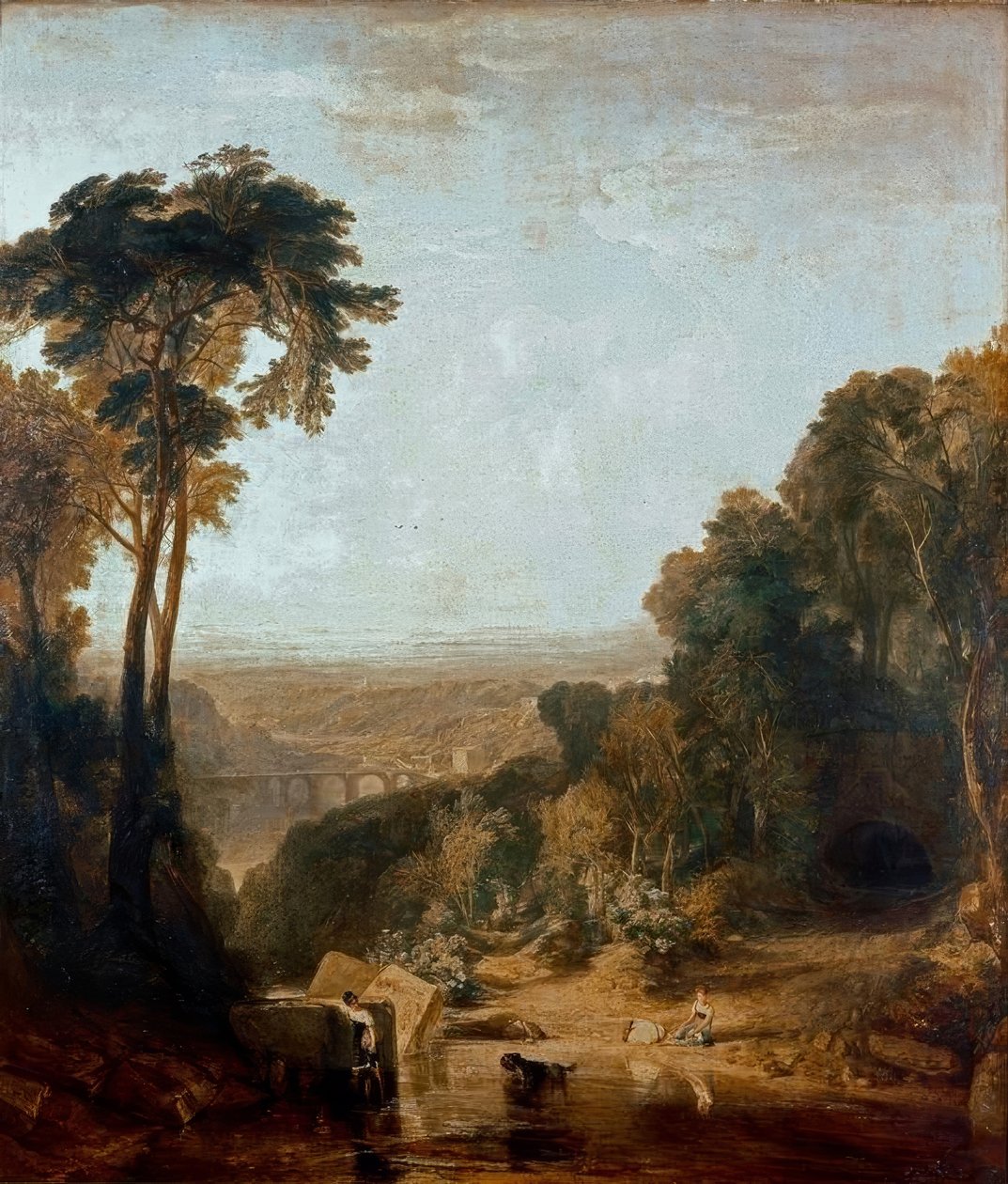 Atravessando o Brook de Joseph Mallord William Turner