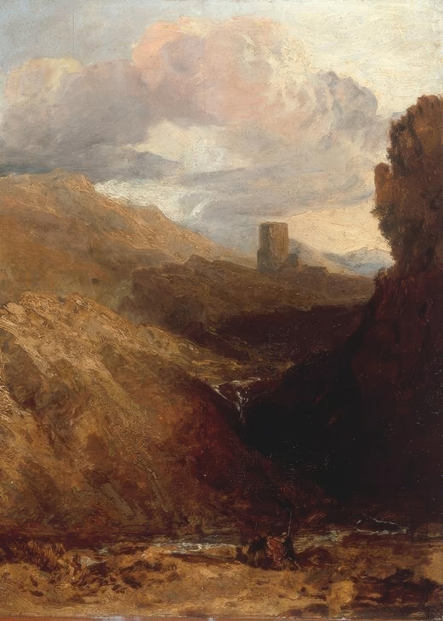 Castelo Dolbadarn de Joseph Mallord William Turner