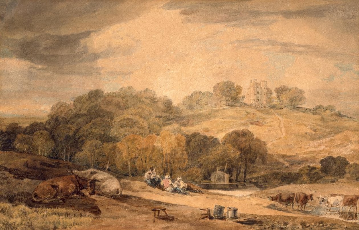 Castelo de Donnington, Newbury, Berkshire de Joseph Mallord William Turner