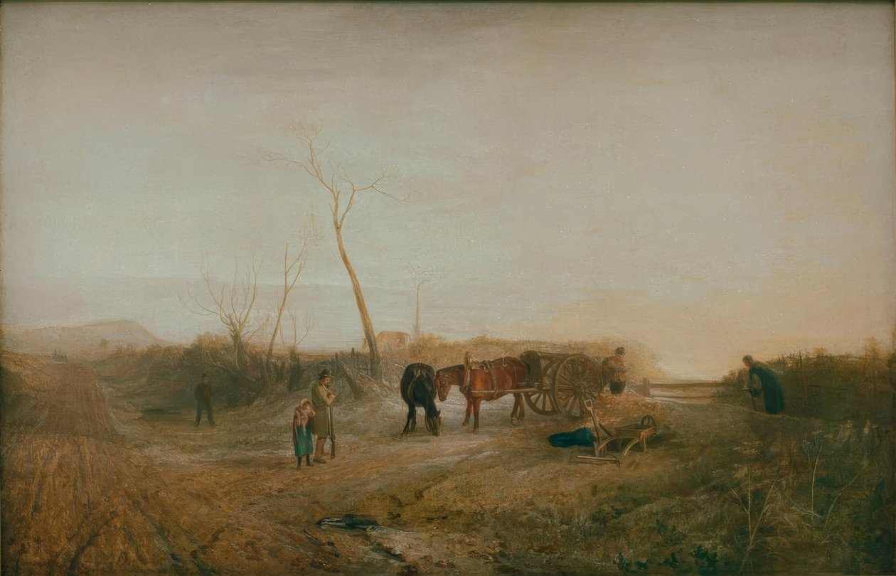 Manhã gelada de Joseph Mallord William Turner