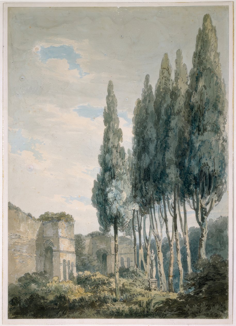 Nos Jardins Ludovisi, Roma de Joseph Mallord William Turner