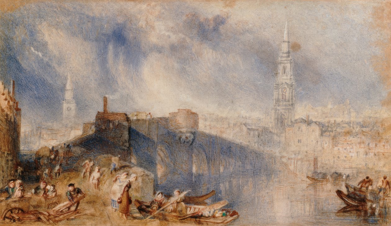 Inverness, do outro lado do rio Ness de Joseph Mallord William Turner
