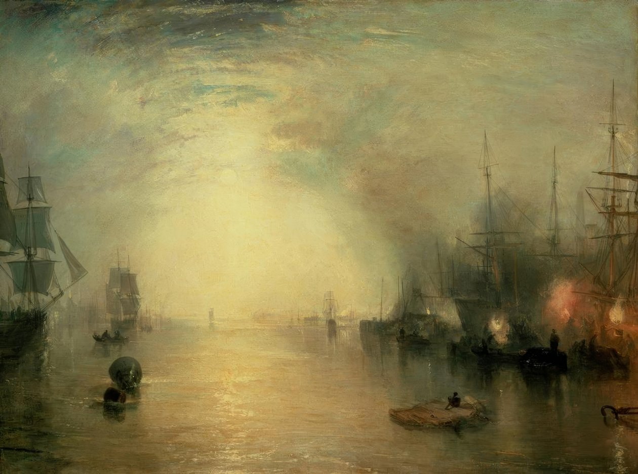 Keelmen Heaving in Carvão pelo luar de Joseph Mallord William Turner