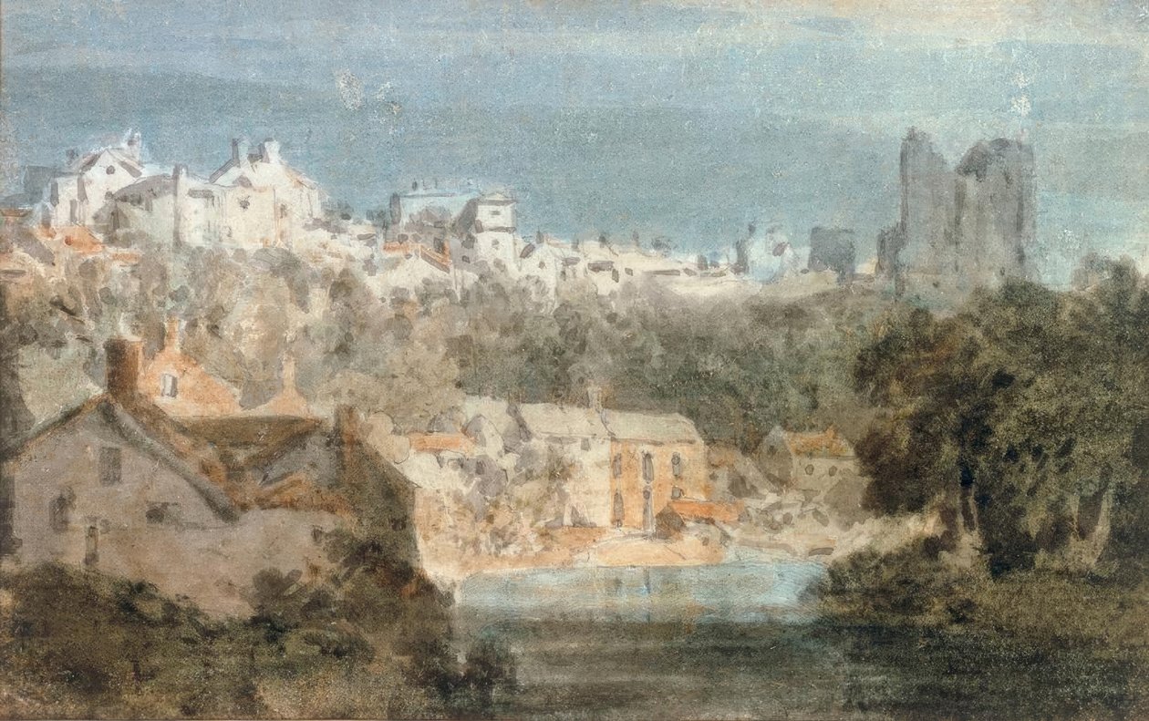 Castelo de Knaresborough, Yorkshire de Joseph Mallord William Turner