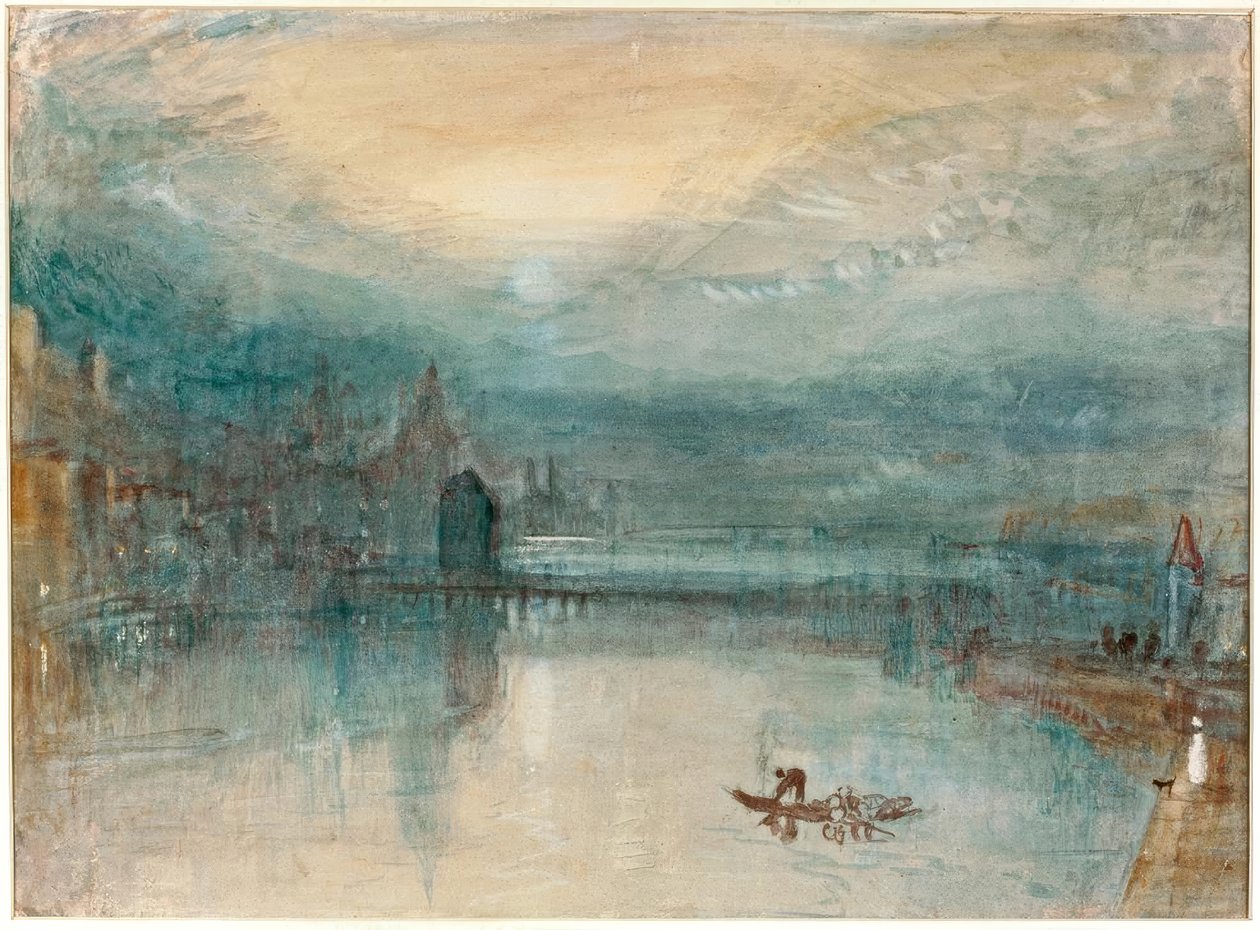 Lucerne by Moonlight de Joseph Mallord William Turner