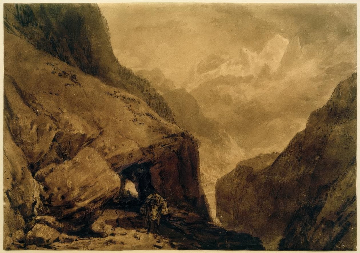 Mt St Gothard de Joseph Mallord William Turner