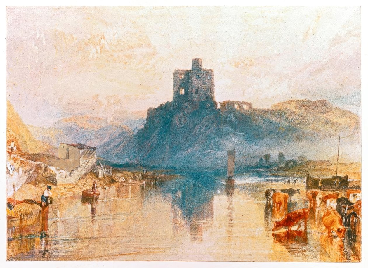 Castelo de Norham, no rio Tweed de Joseph Mallord William Turner