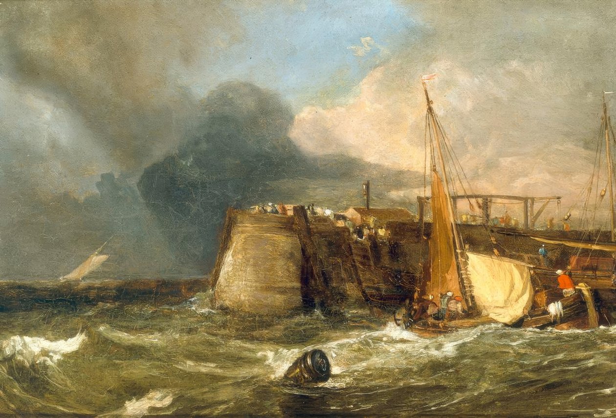 Old Margate Pier de Joseph Mallord William Turner