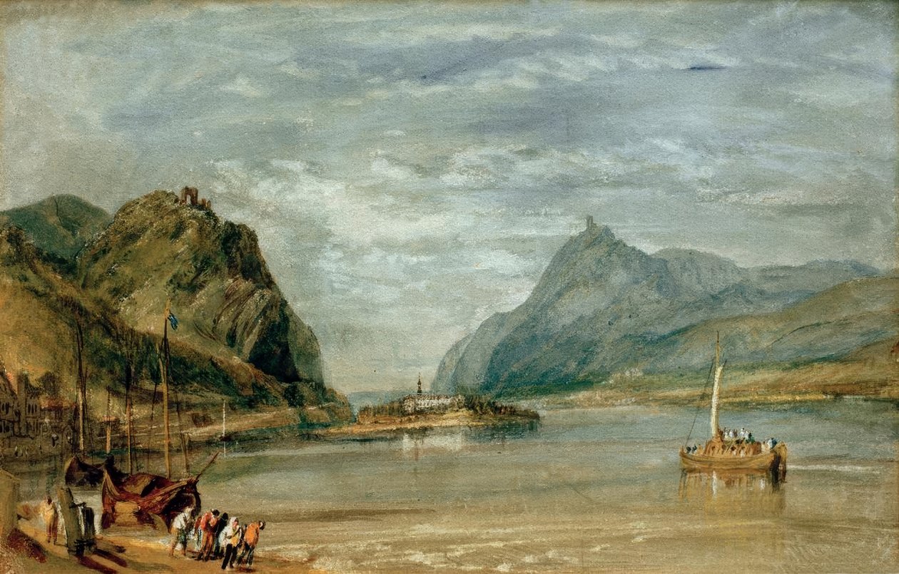 Rolandseck, Nonnenwerth e Drachenfels de Joseph Mallord William Turner