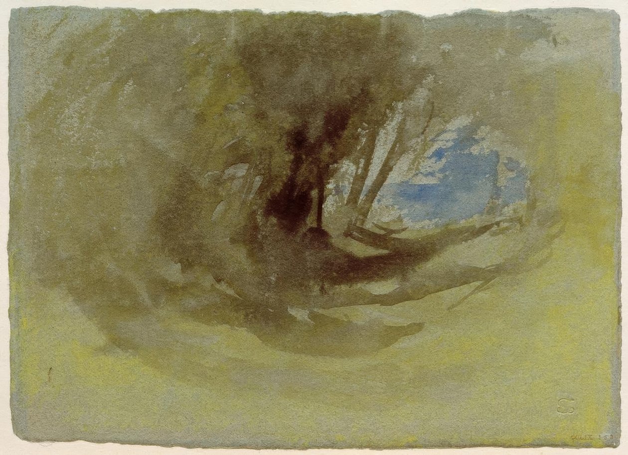 Cena em Meuse ou Mosela  de Joseph Mallord William Turner