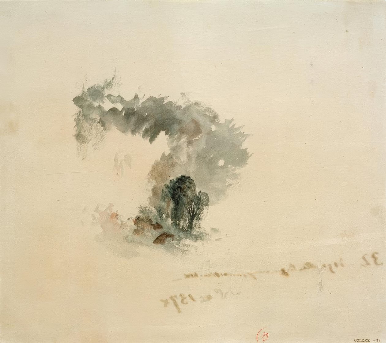 Mar, árvores, figuras (, Para obras poéticas de Campbell &39;, 1837 de Joseph Mallord William Turner